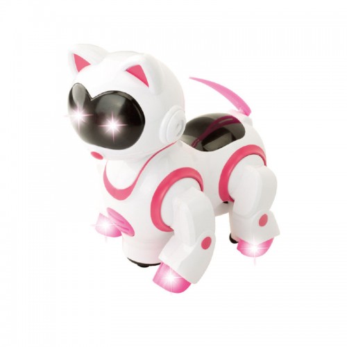 Dancing Bump and Go Action Robot Cat Toy for Kids